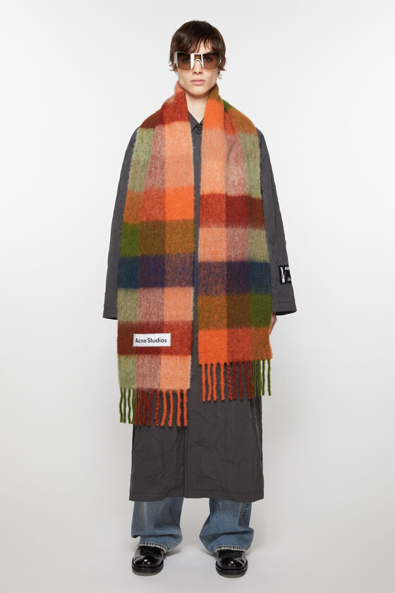 (image for) Fashionable Mohair checked scarf